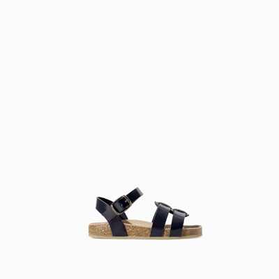 balck girls sandals